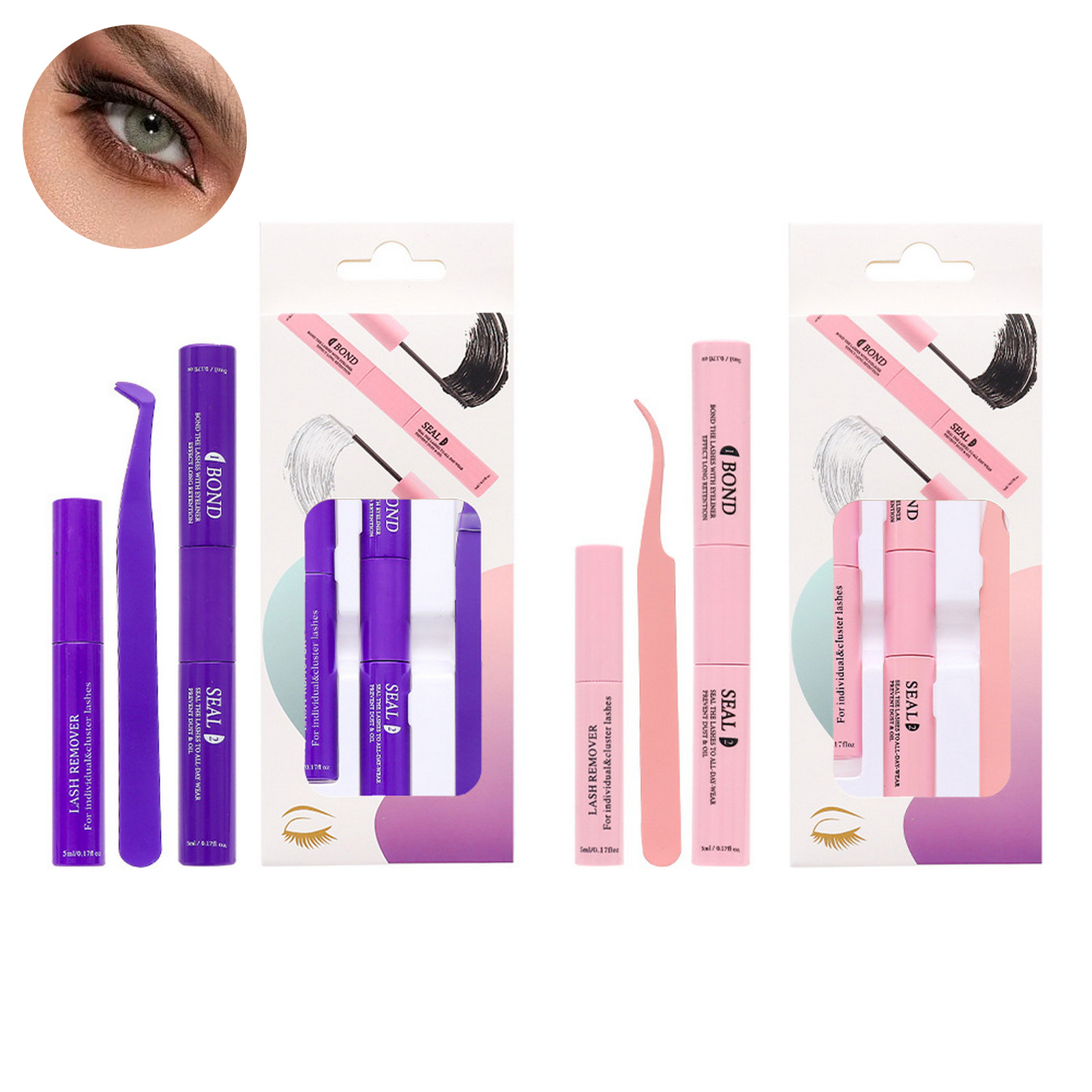 Lash Extension Tweezers - Professional Eyelash Extension Glue Remover Tweezers