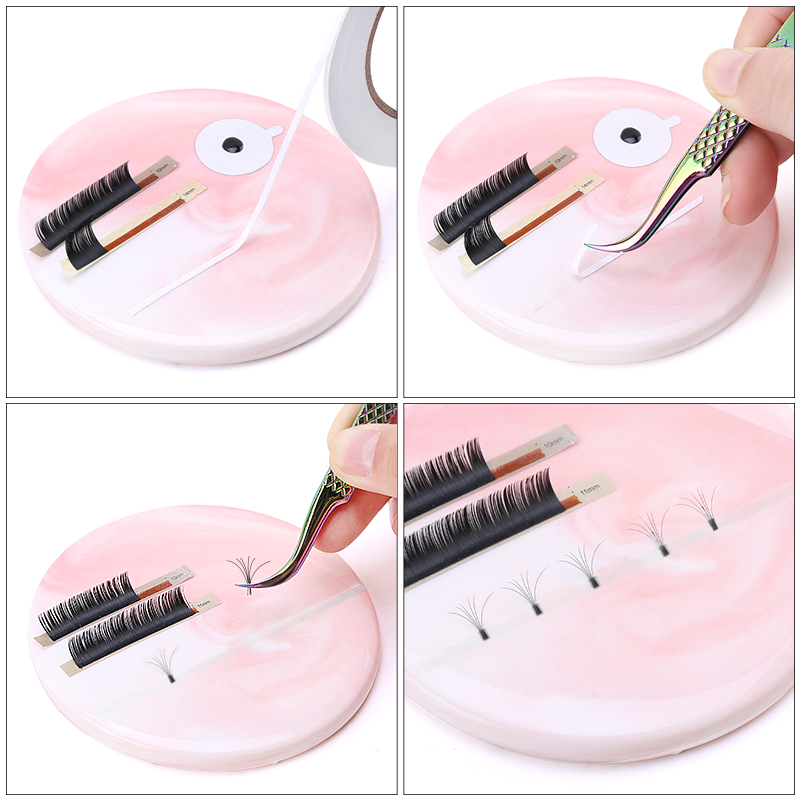 40m/Set Easy fan Tapes 3D Volu - Eyelash Extension Volume 评论和价格