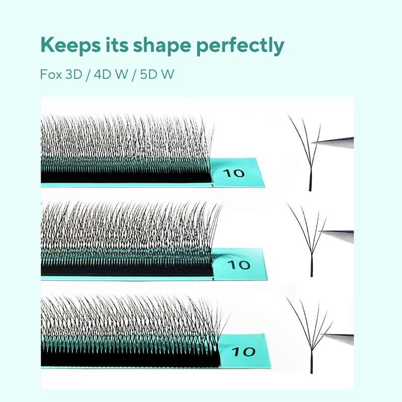 DIYDAY Foxy W-Shaped 3D 4D 5D  - Eyelash Extension Volume Cat Eye 评论和价格