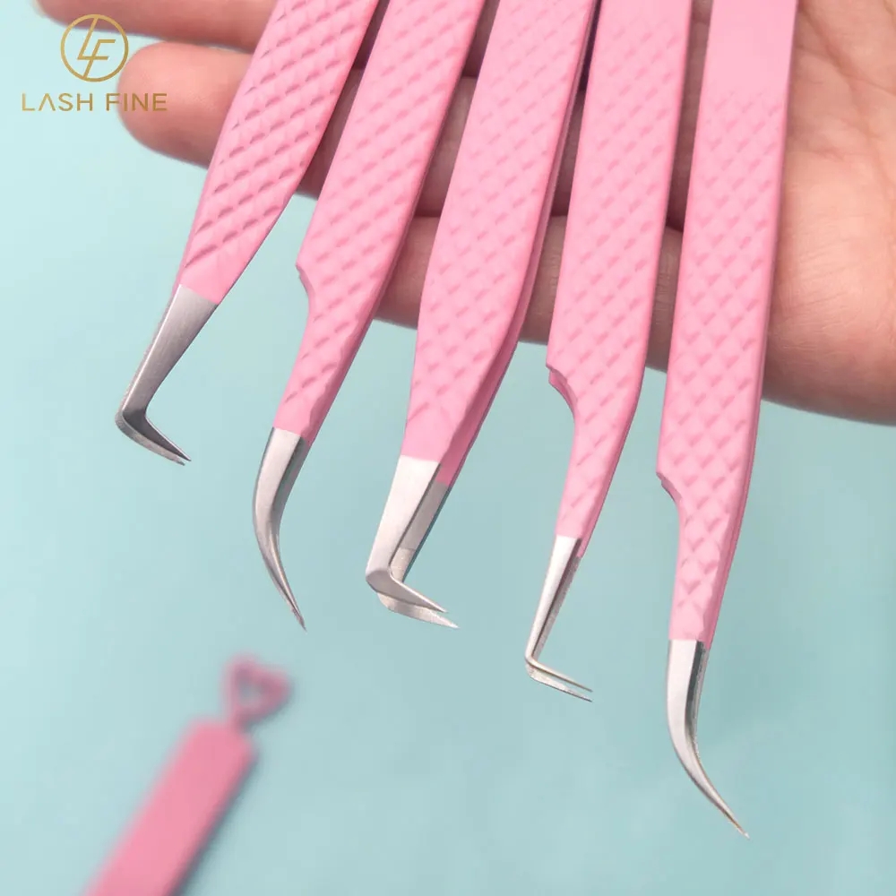 Heart-Shaped Eyelash Extension - Lash Extension Tweezers 评论和价格