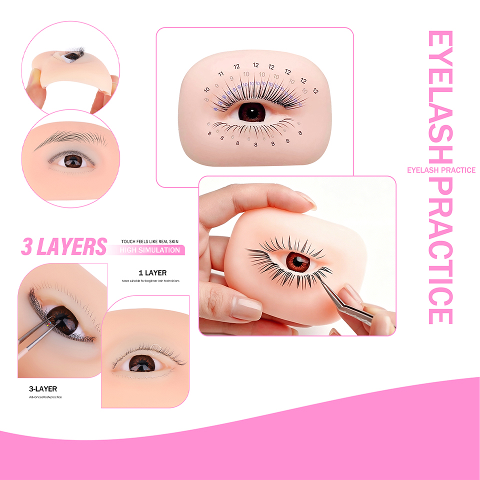 3 Layers Lashes Reusable Manne - Eyelash Extension Course 评论和价格