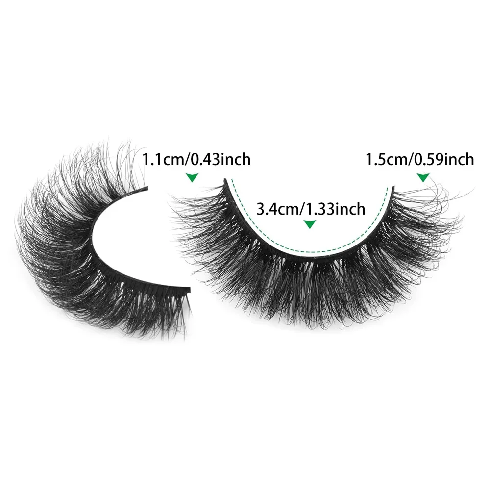 14 Pairs Natural Look Faux Min - Eyelash Extension Volume Cat Eye 评论和价格