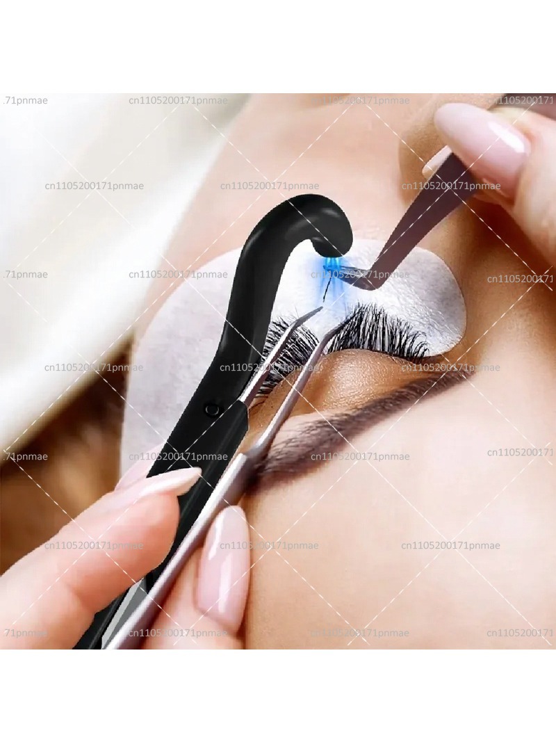 Wireless UV LED Lash Tweezer L - Lash Extension Tweezers 评论和价格