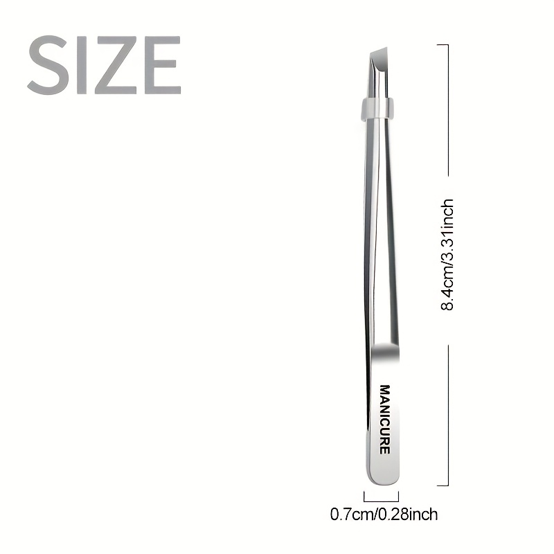 Stainless Steel Slant Tweezers - Lash Extension Tweezers 评论和价格