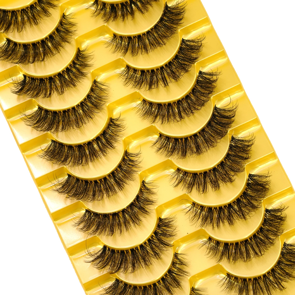 AMSDCN 7D Cat Eye Fluffy Mink  - Eyelash Extension Volume Cat Eye 评论和价格