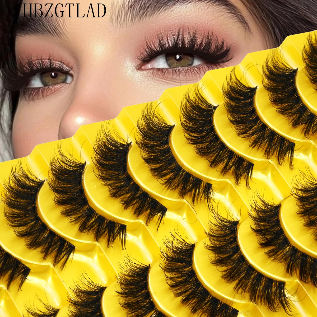 AMSDCN 7D Cat Eye Fluffy Mink  - Eyelash Extension Volume Cat Eye 评论和价格