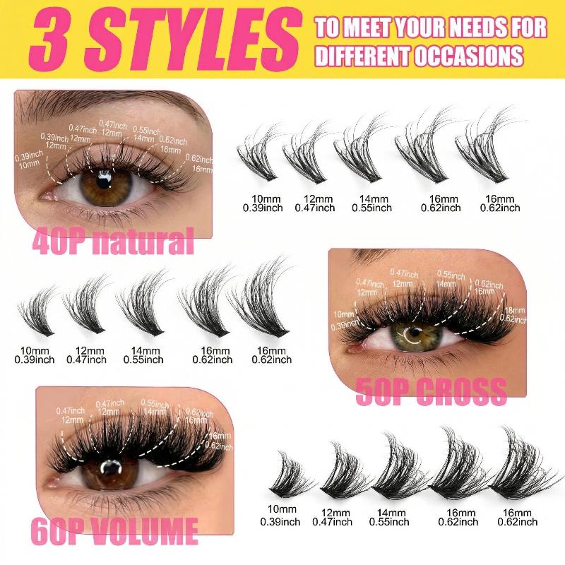 False Eyelash Cluster Individu - Eyelash Extension Volume 评论和价格