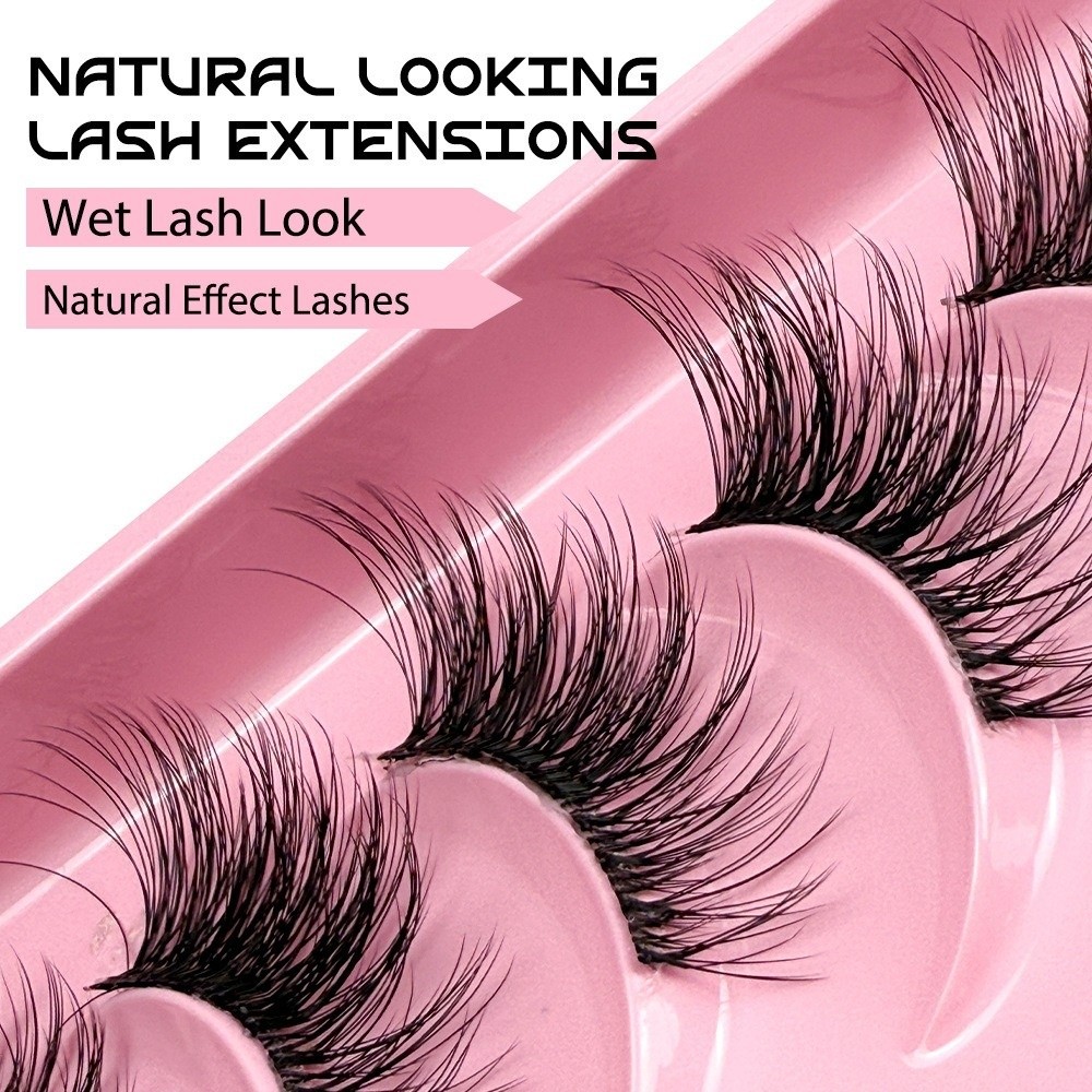 10Pairs Reusable 3D Dramatic F - Eyelash Extension Volume Cat Eye 评论和价格