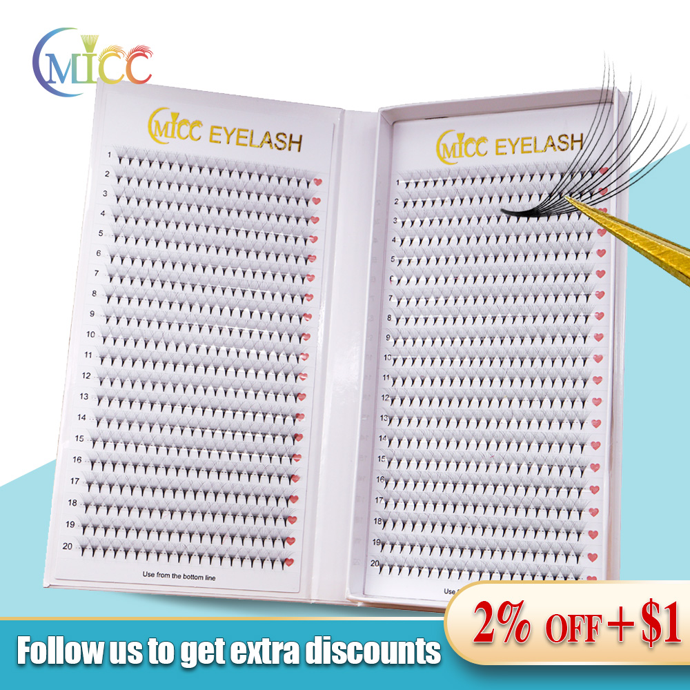 40Line 2D 1600 Fans 20D XXL Tr - Eyelash Extension Russian Volume 评论和价格