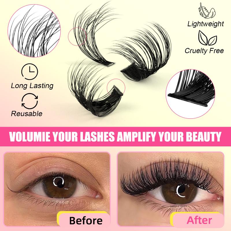 Cluster Lashes Kit Individual  - Eyelash Extension Volume 评论和价格