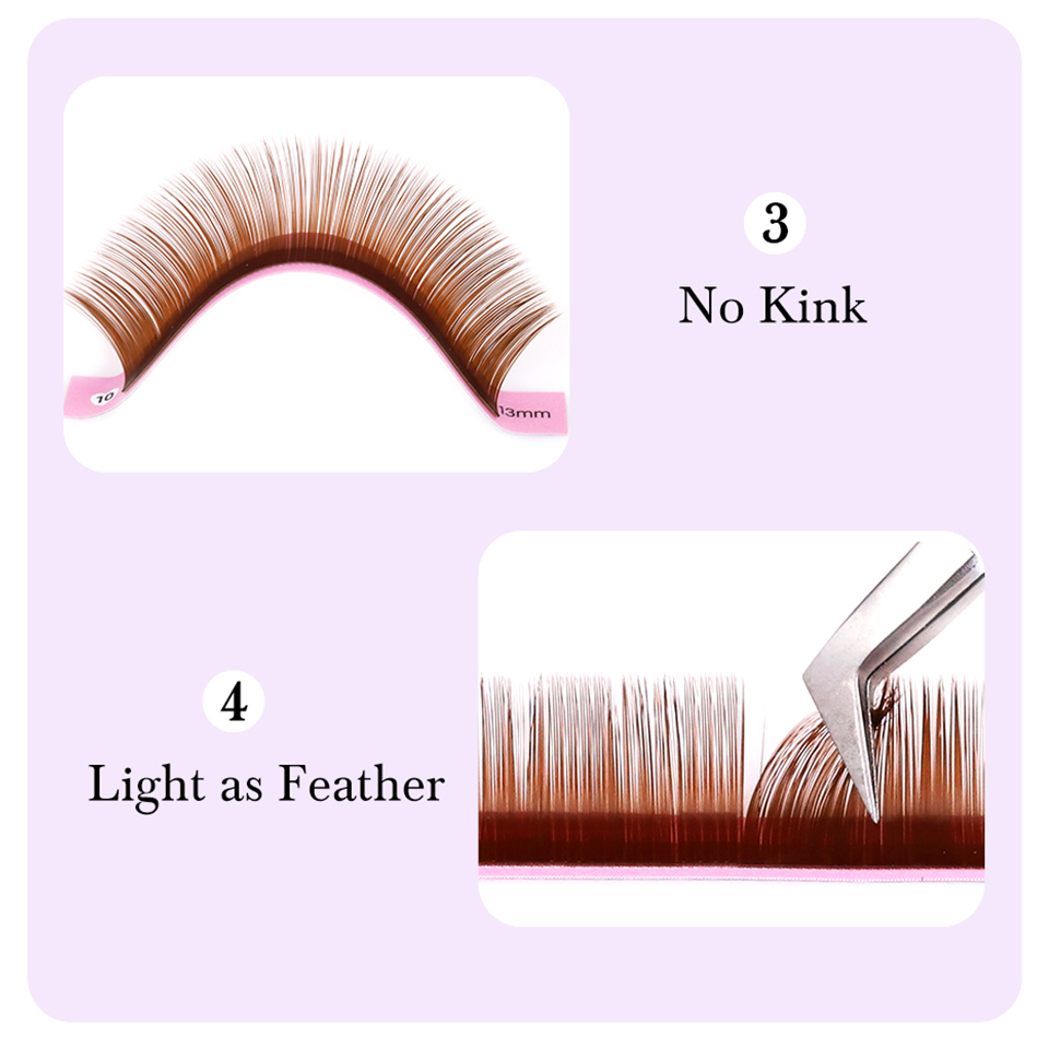 Dark Brown Eyelash Extension 0 - Eyelash Extensions Classic 评论和价格