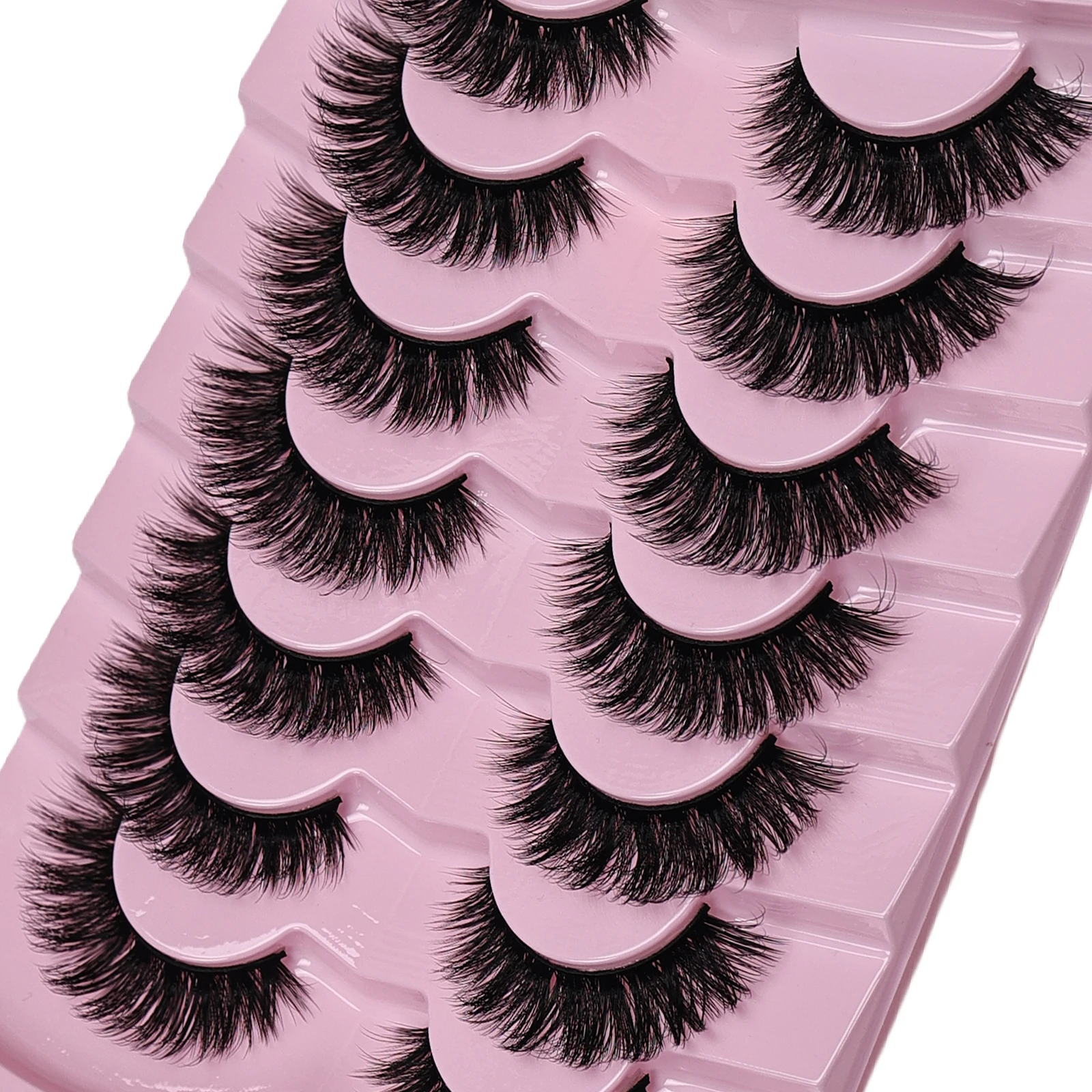 7 Pairs Cat Eye Lashes Volume  - Eyelash Extension Volume Cat Eye 评论和价格