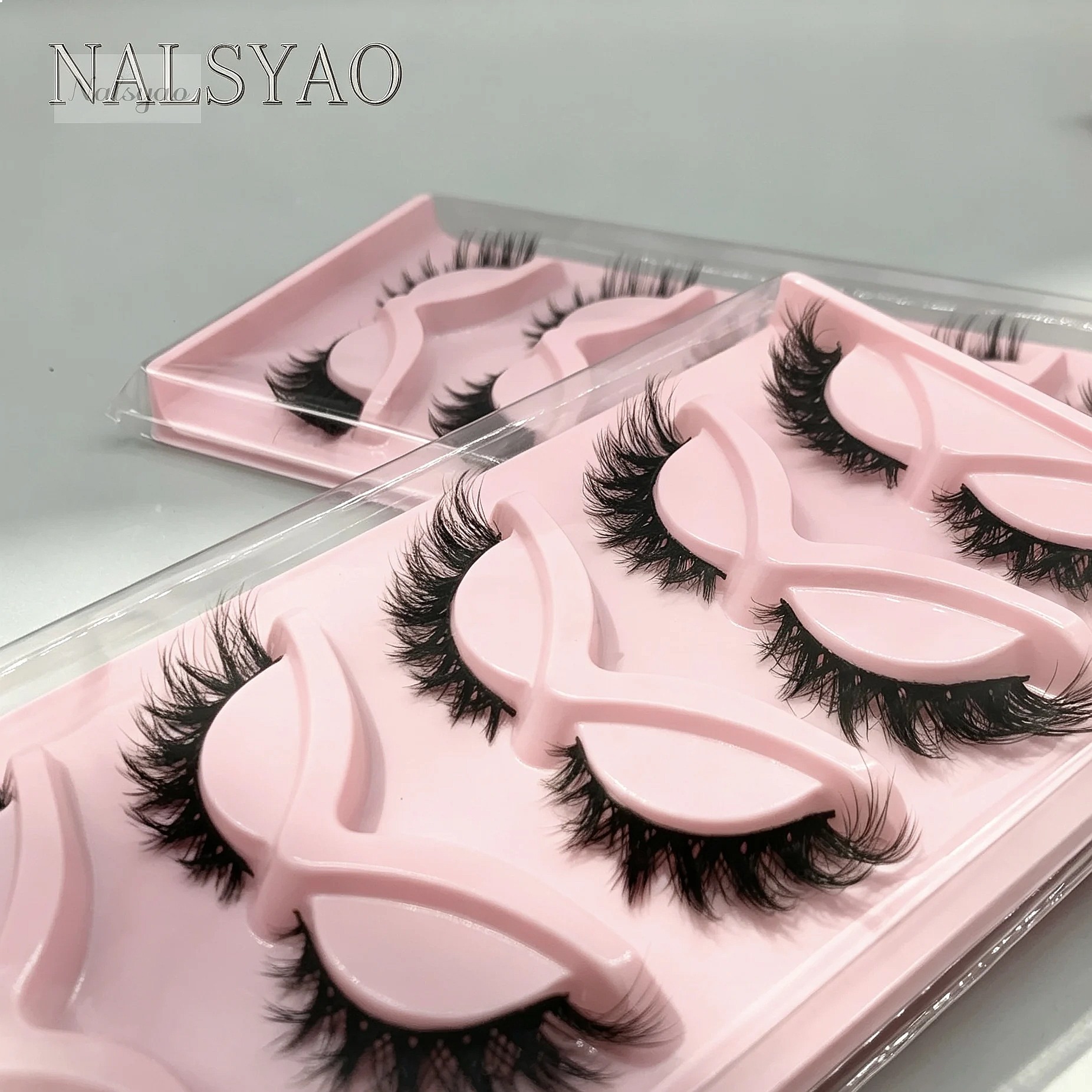 Hot Selling 5 Pairs Cat Eye La - Eyelash Extension Volume Cat Eye 评论和价格
