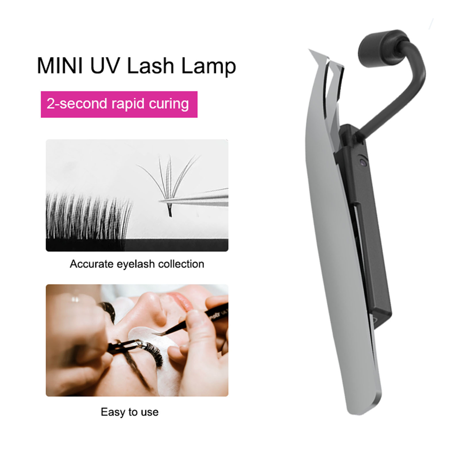 LED Lash Lamp 1W 395nm Fast Gl - Lash Extension Tweezers 评论和价格