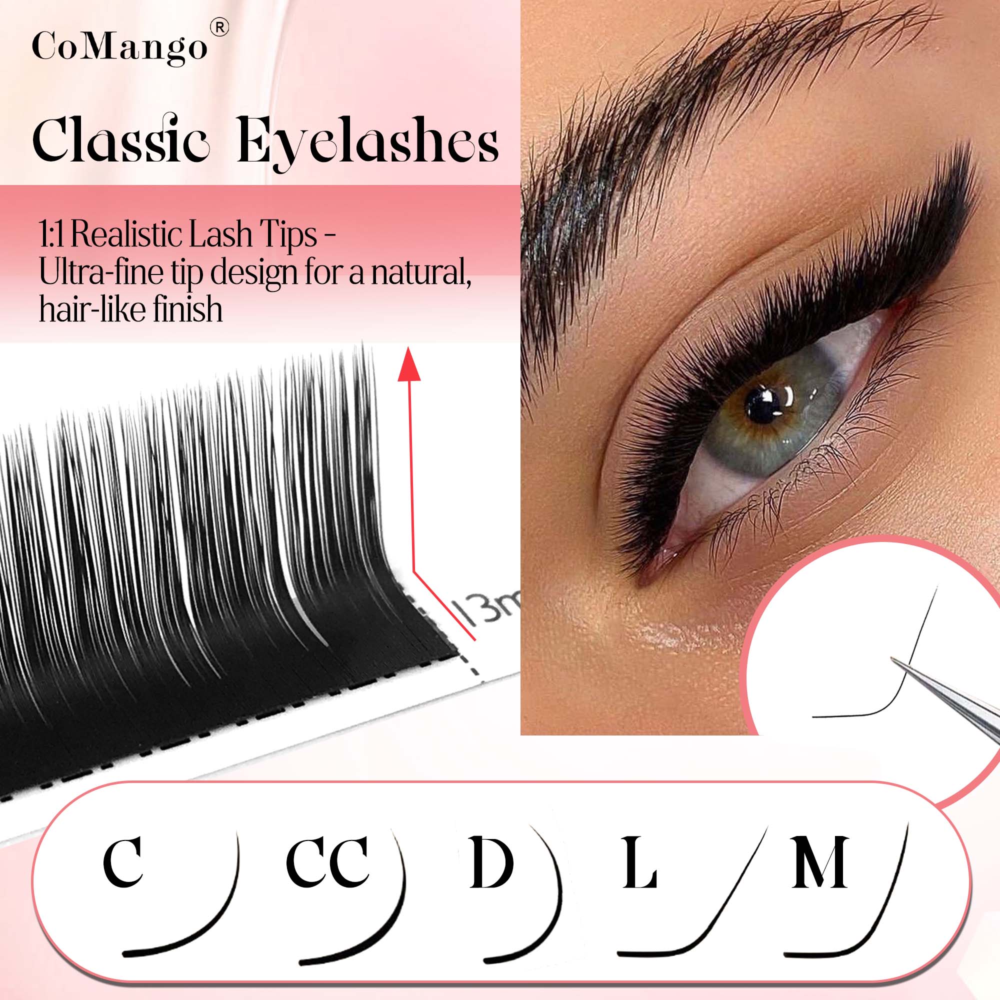 CoMango Classic Lash Extension - Eyelash Extensions Classic 评论和价格