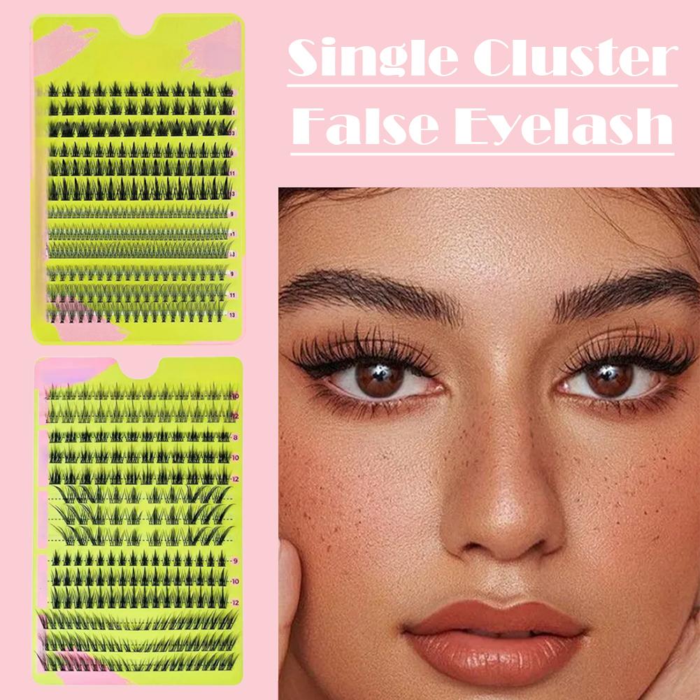 Natural Cluster False Eyelashe - Eyelash Extension Volume Cat Eye 评论和价格