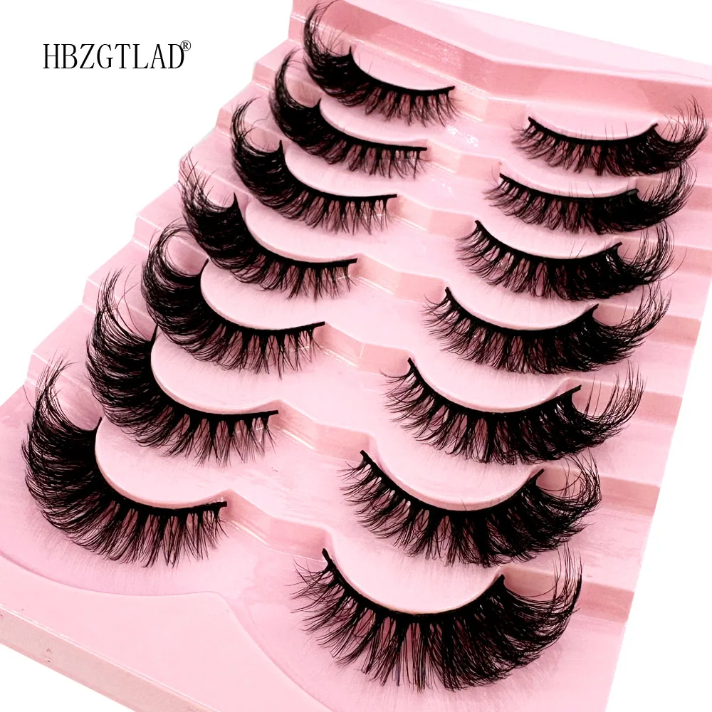 7pairs Thick Cat Eye Lashes Fl - Eyelash Extension Volume Cat Eye 评论和价格