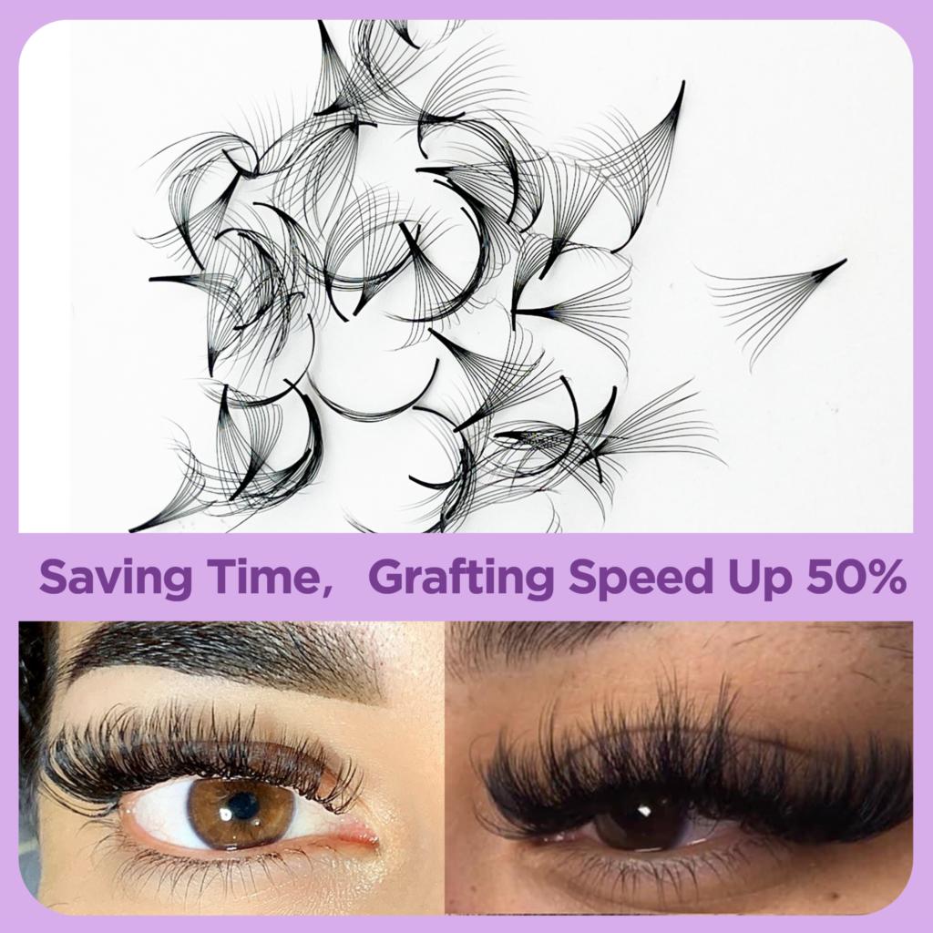 Tbestt Premade Fans Lashes 10D - Eyelash Extension Russian Volume 评论和价格