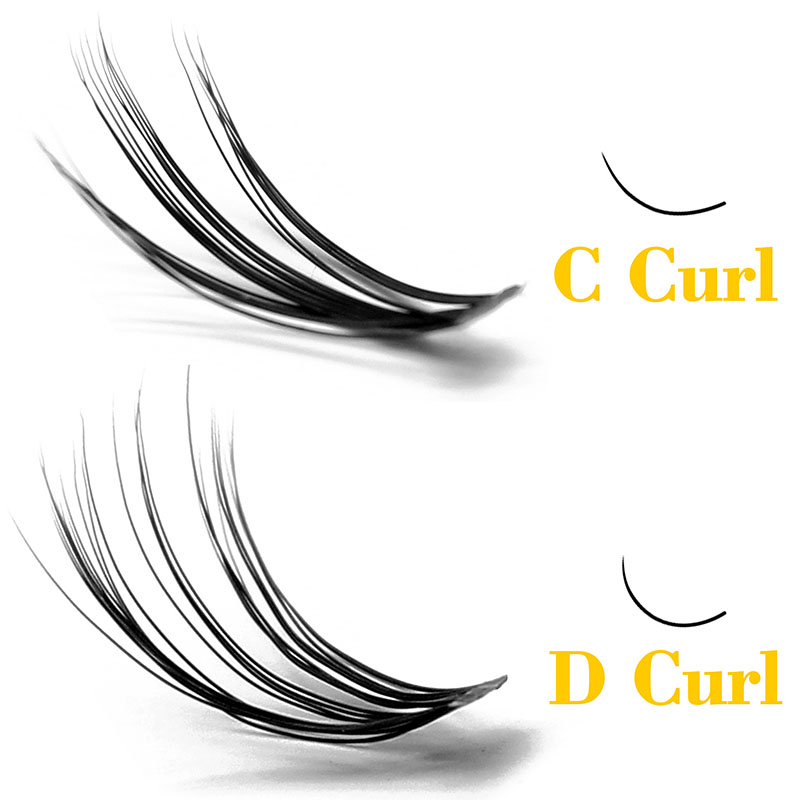Kimcci 60 Bundles Mink Eyelash - Eyelash Extension Russian Volume 评论和价格